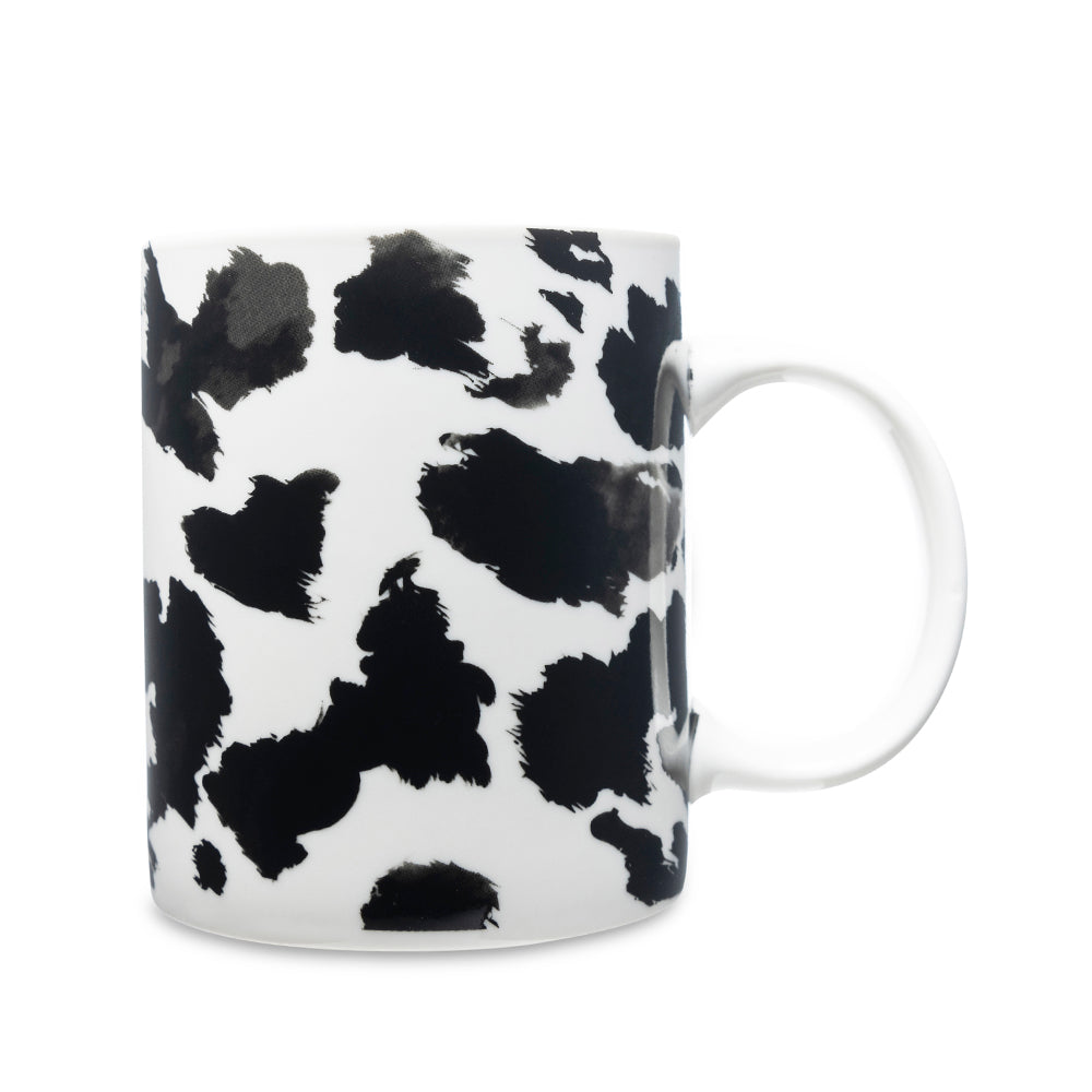 Sippinâ€™ in the South Ceramic Mug in Black Leopard Print