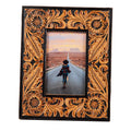 Wyburn Canyon Hand-Tooled Photo Frame