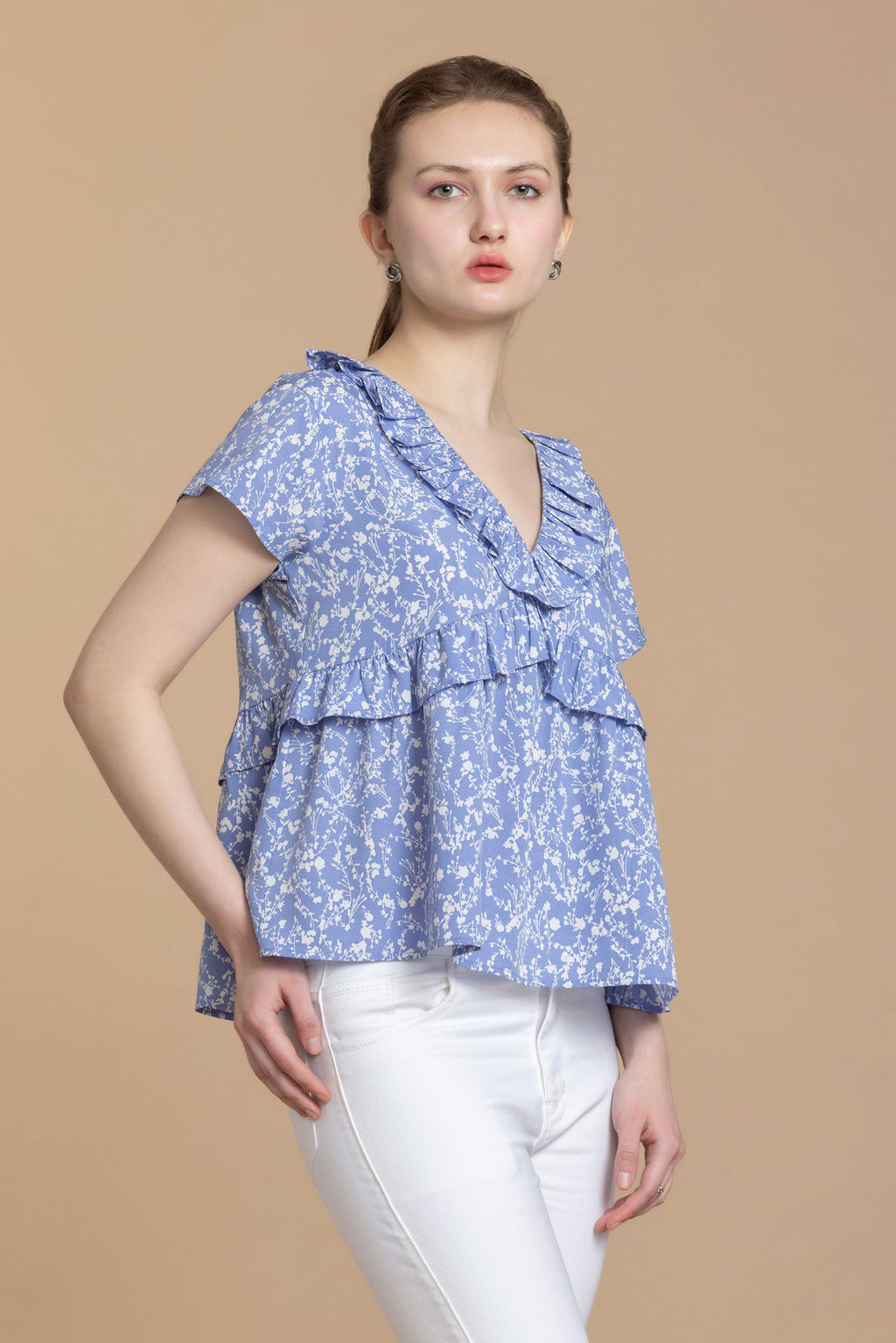 Bohera Ellianna Ruffled Top